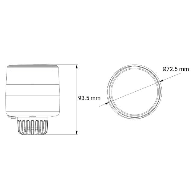 LANDSORT MINIPUCK  R65 STÅNG DIN