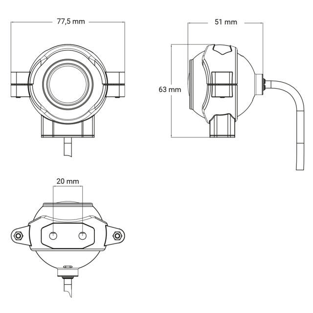 KAMERA FÄRG HÖGUPPLÖ  RUNT HUS.9 IR.110GR