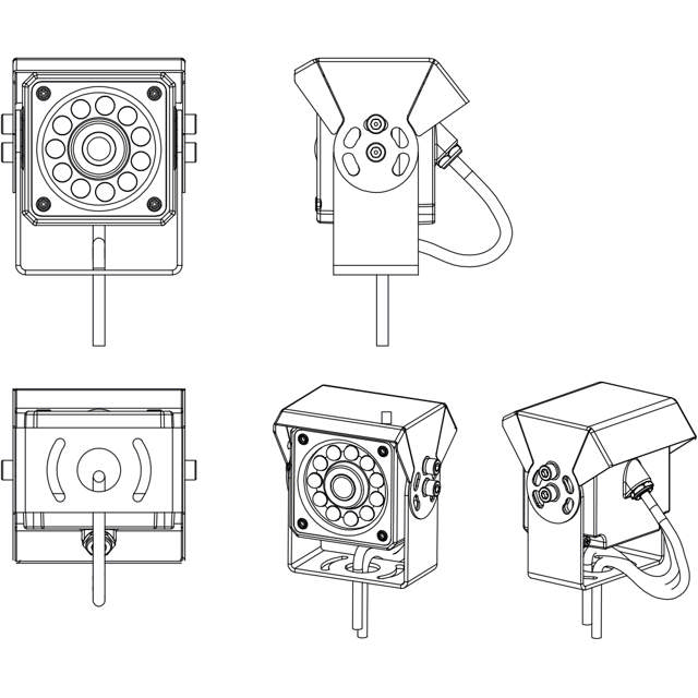 KAMERA FÄRG 180°  4POL PSVT