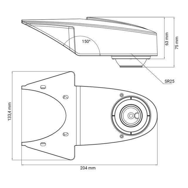 KAMERA FÄRG 9 IR HÖG UPPLÖS HAJFENA .110º