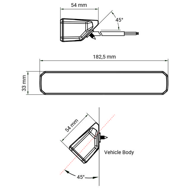 BACKBELYSNINGS PAKET  MED LAMPA 18-0562