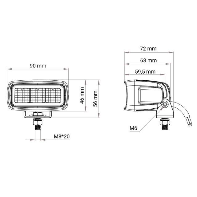 BELYSNINGSPAKET  FRAM/BAK KPL