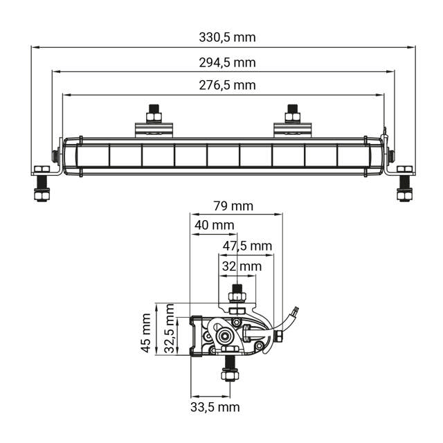 BELYSNINGSPAKET FRAM  EXTRALJUS