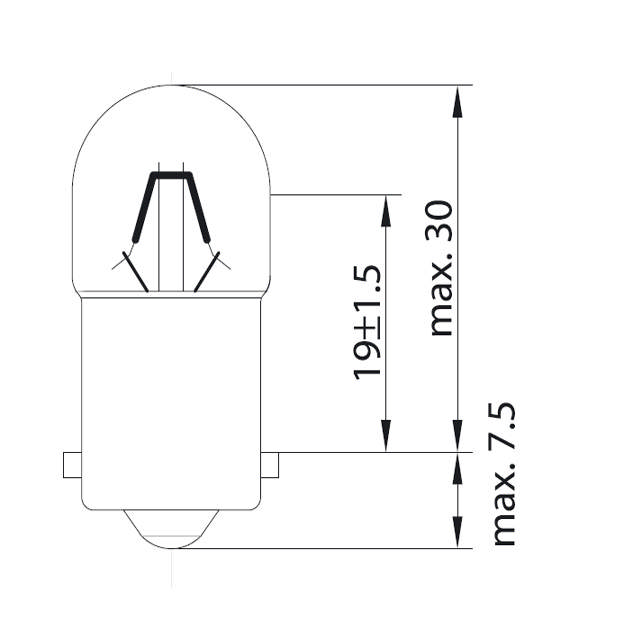 PARKERING, KONTROLL 24V, R10W