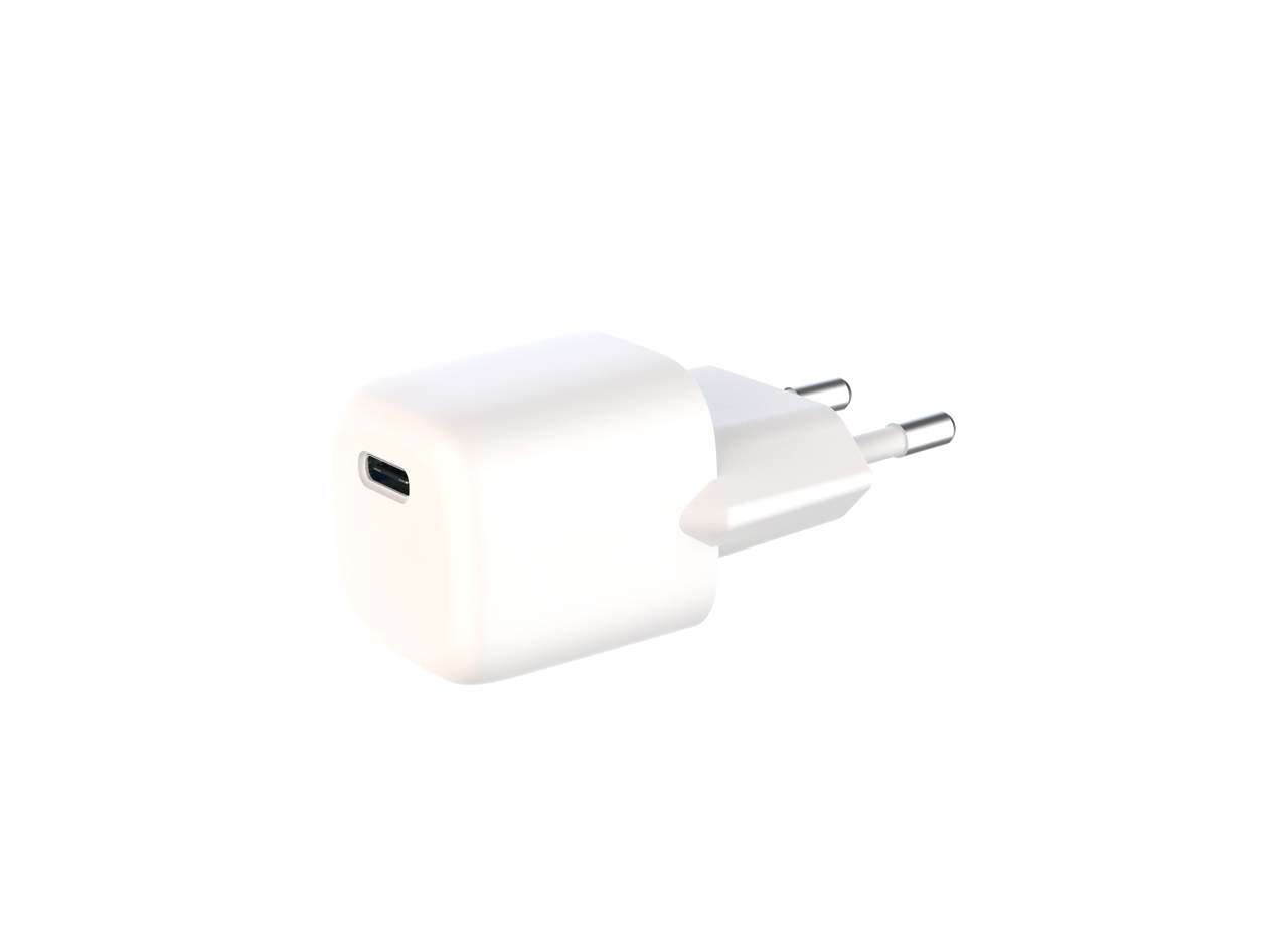 SNABBLADDARE FÖR VÄGGUTTAG 220V. 30W USB-C