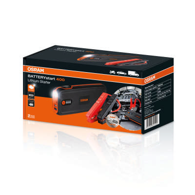 OSRAM STARTBOOSTER 400  8L BENSIN / 4L DIESELMOTOR, 16.800 MAH 12V