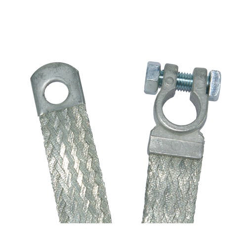  BATTERIKABEL/JORDFLÄTA 325 mm. Med Polsko NEGATIV