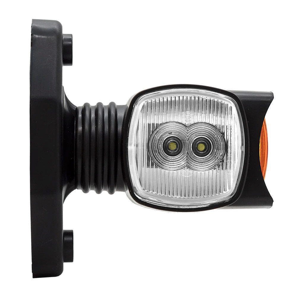 POSITIONSLJUS HÖ/VÄ12/24V LED GUMMIARM 95 MM. RÖD/VIT/GUL