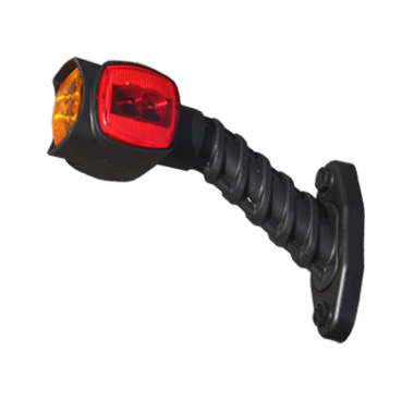 POSITIONSLJUS VÄ. 12/24V LED GUMMIARM 170 MM. RÖD/VIT/GUL