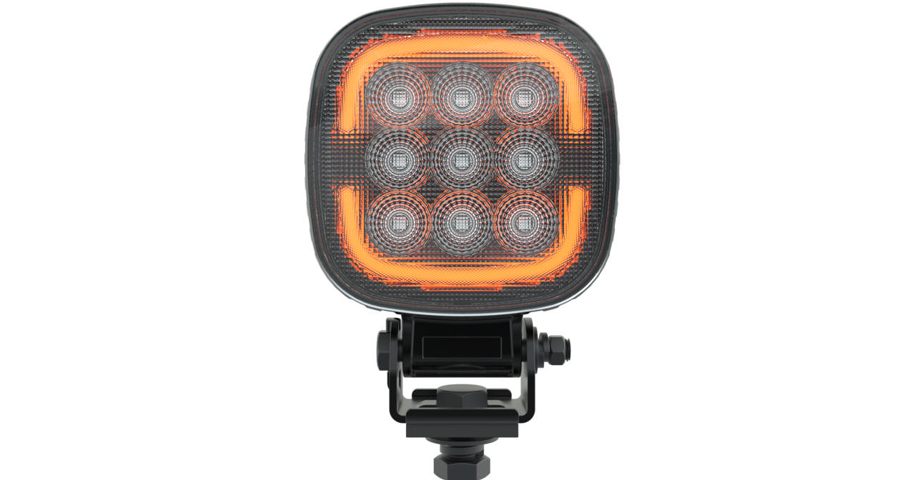 TRICOLOR Arbetssljus 45W LED med positionsljus