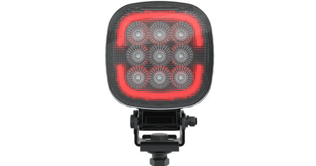 TRICOLOR Arbetssljus 45W LED med positionsljus