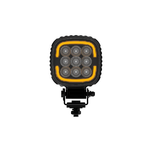 TRICOLOR ARBETSSLJUS LED 45W MED VARNINGSLJUS R65