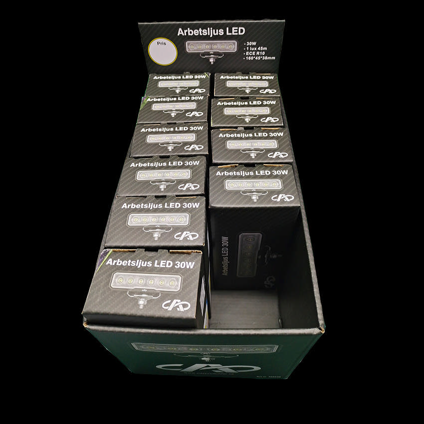 ARBETSBELYSNING MED BUTIKSSTÄLL 30W (SÄLJS ENDAST I 12-PACK)