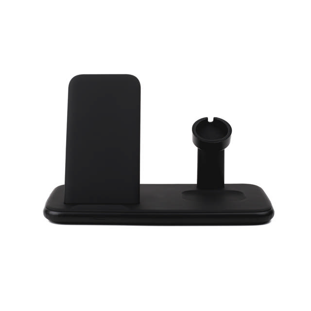 TRÅDLÖS TRIPPLELADDARE (FÖR IPHONE, APPLE WATCH & AIRPODS) 220V. 10W USB-A TILL USB-C