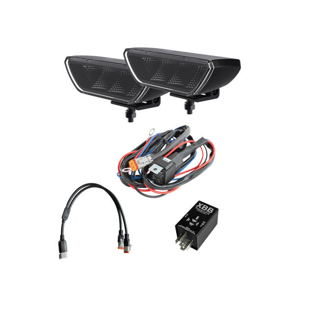 BACKLJUSPAKET 2X OZZ WR1 - KOMPLEMENT VID MONTERING AV LED-RAMPSPAKET - MED XBB POWERUNIT