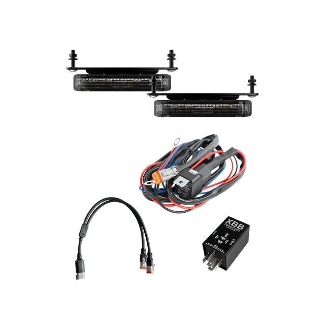 BACKLJUSPAKET 2X OZZ RL1 - KOMPLEMENT VID MONTERING AV LED-RAMPSPAKET - MED XBB POWERUNIT