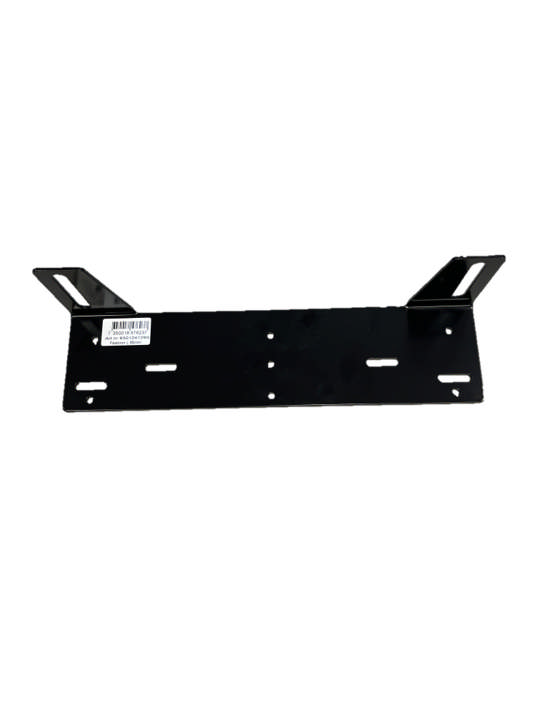 LED-RAMPSFÄSTE SVARTLACKAT, FÄSTÖRON 95MM. FÄSTPLATTA 100 X 390 MM.