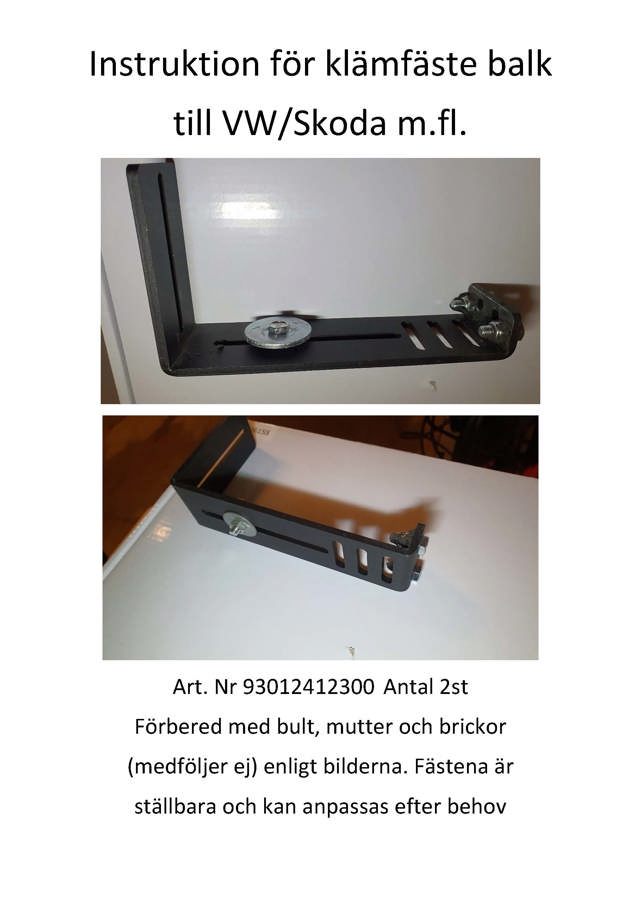 LED-RAMPSFÄSTE TILL VW/SKODA