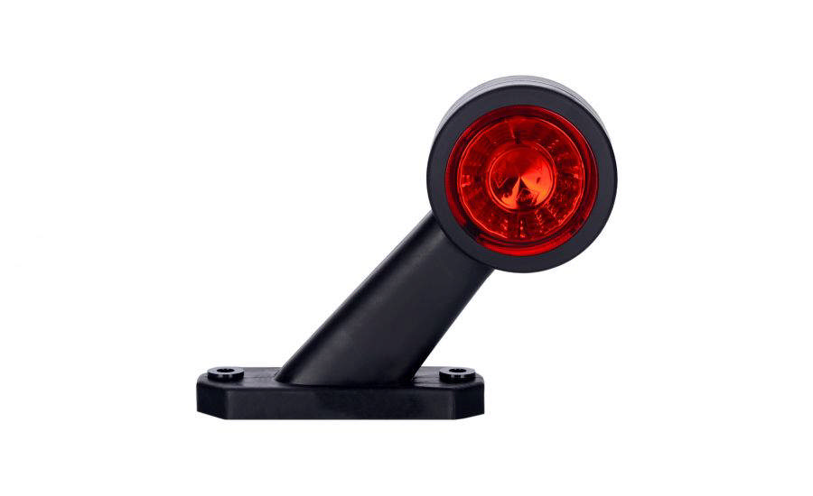 POSITIONSLJUS VÄNSTER LED RÖD/VIT 12/24V GUMMIARM 109 MM.