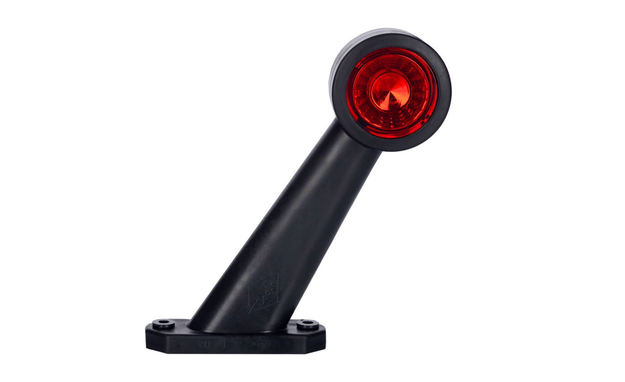 POSITIONSLJUS VÄNSTER LED RÖD/VIT 12/24V GUMMIARM 168MM.