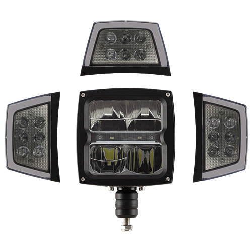 FÄRDLYKTA LED 12/24V MED VÄRMELINS H+V