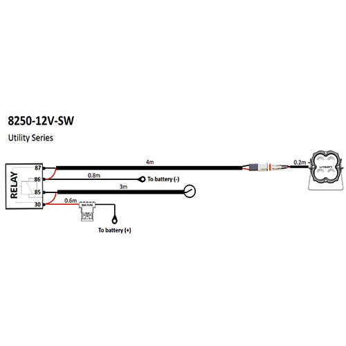 LAZER A-LJUSKABLAGE  FÖR 1 UTILITY M BRY
