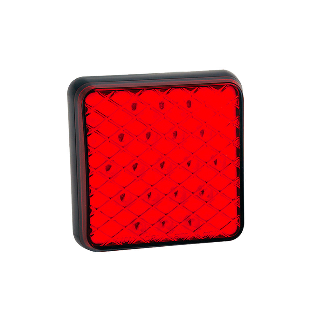 BAKLJUS LED BAK-BROMS 12/24V 100X100MM