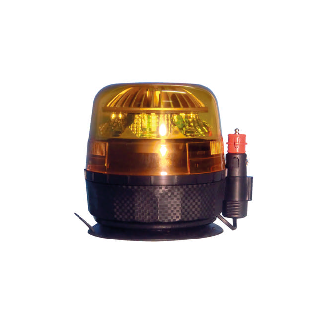 VARNINGSLJUS GALAXY  ORANG ROT MAGN 2,67M kabel