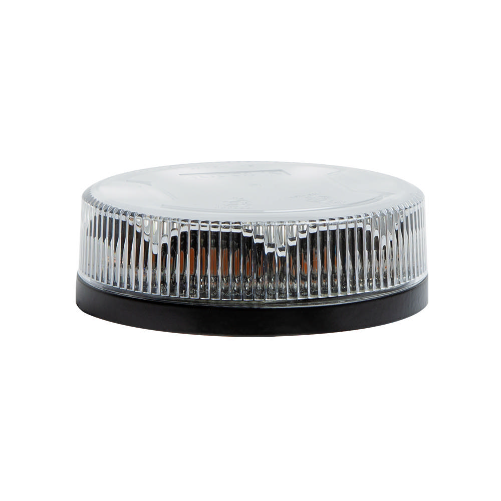 VARNINGSLJUS B23 LED  ORANGE R65 PLANM.