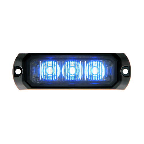 BLIXTLJUS 3 LED BLÅ  12/24V