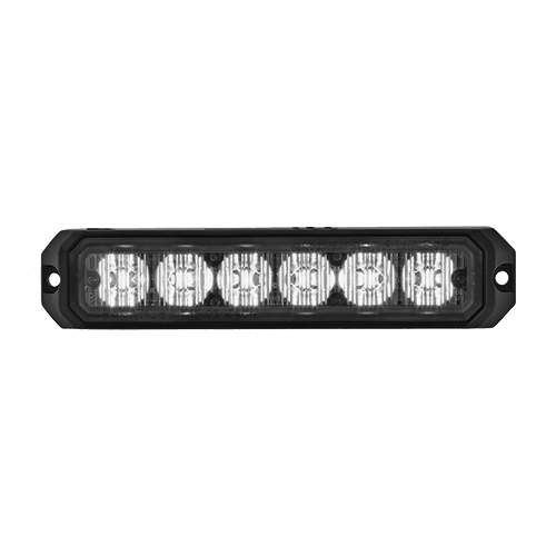 BLIXTLJUS 6 LED VIT  12/24V 20CM KABEL