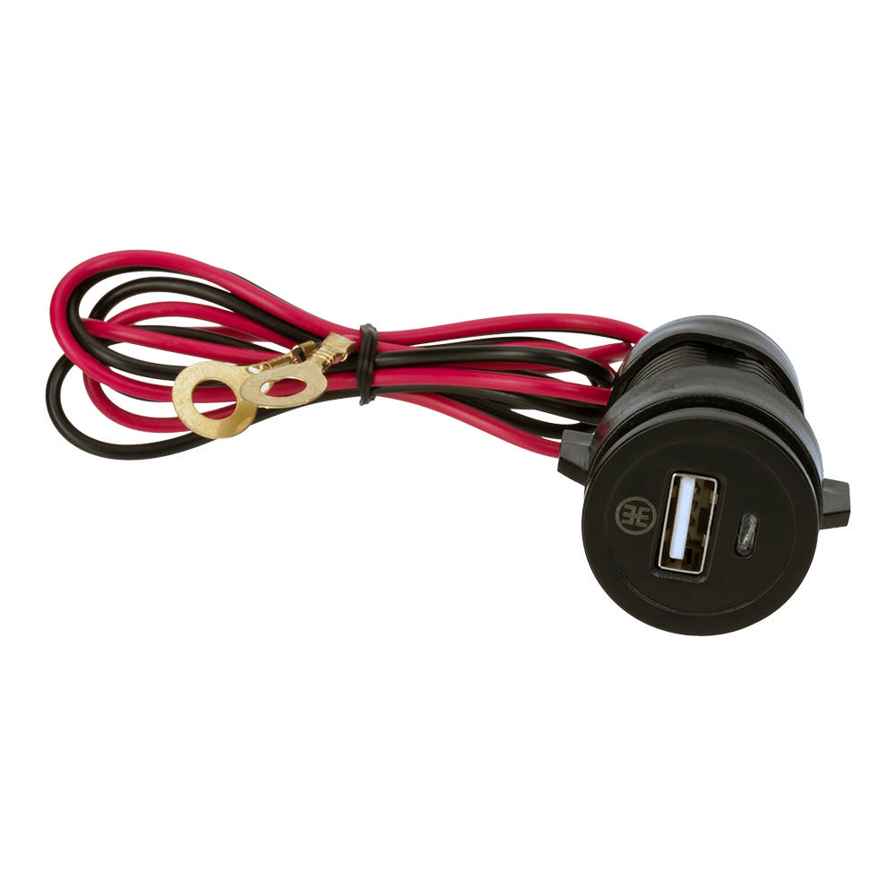 USB-UTTAG 12/24 2,4A   x 2. MUTTER LOCK