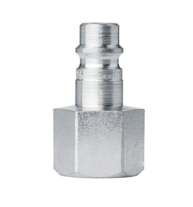 Quick coupling for compressed air, male, internal thread
