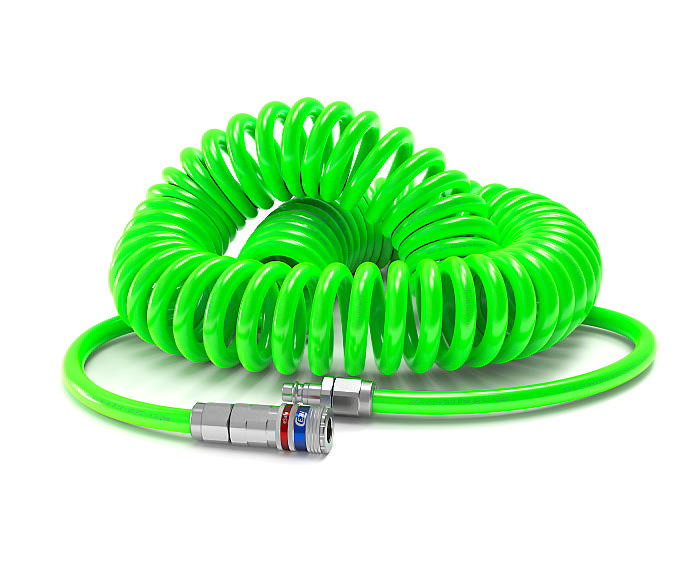SPIRALSLANG HiVis PUR eSafe 320 Stream-Line 6,5 X 10 MM, 4 M