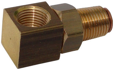 Angle swivel, internal and external thread