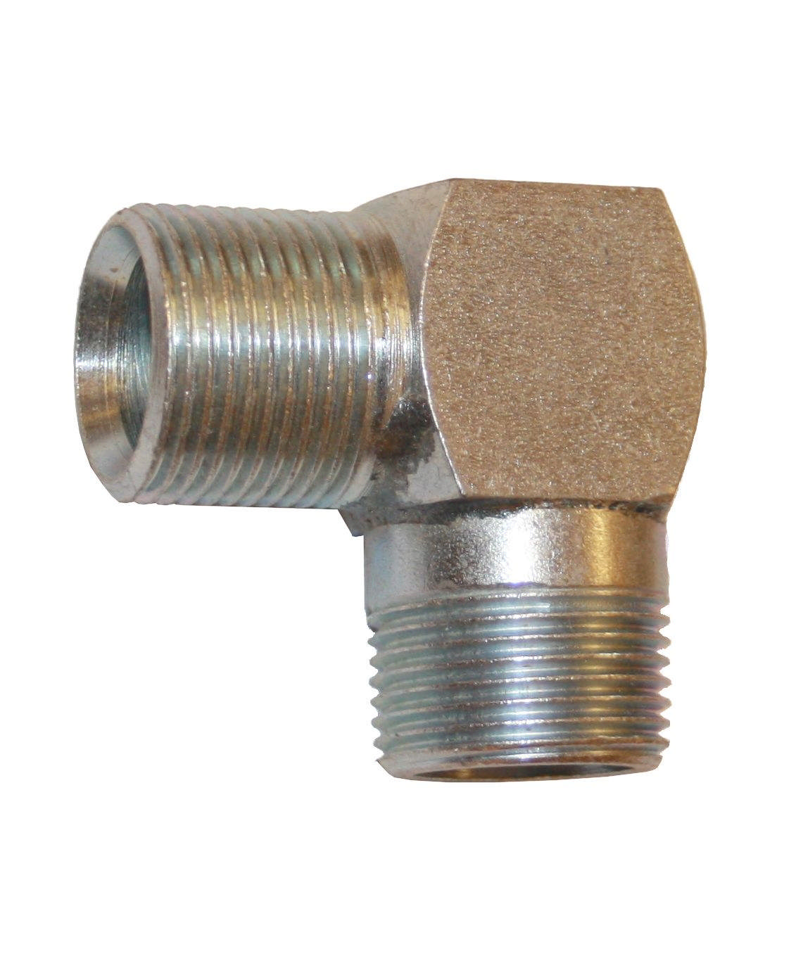 Angle, external thread hydraulics