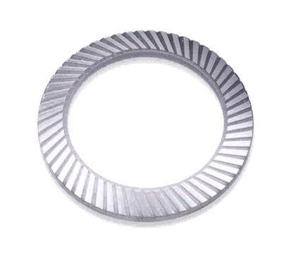 Grooved lock washer