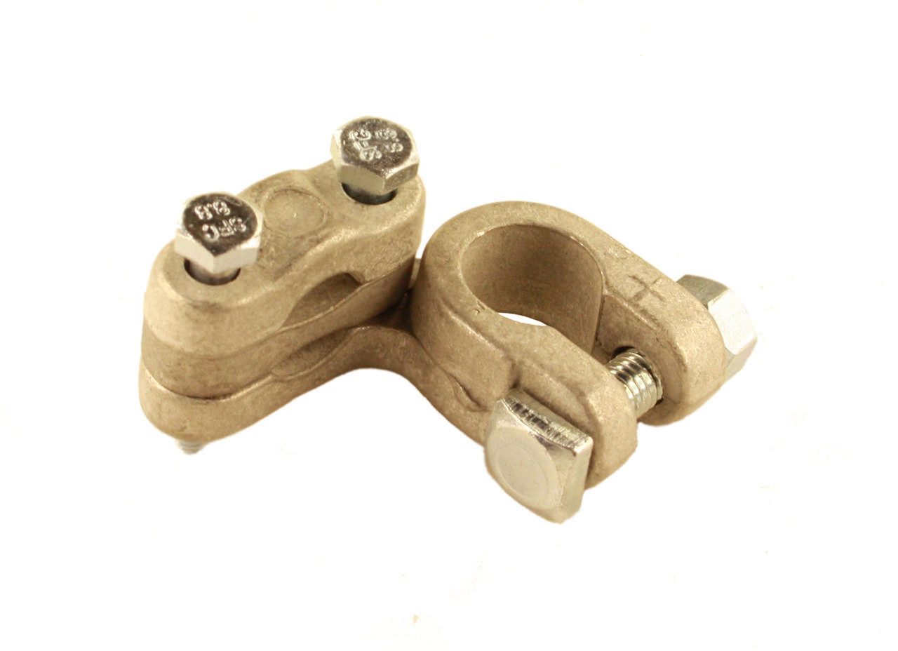 Battery cable lugs with additional cable connection