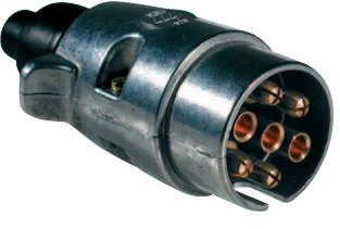 STICKKONTAKT 7-POL ALUMINIUM
