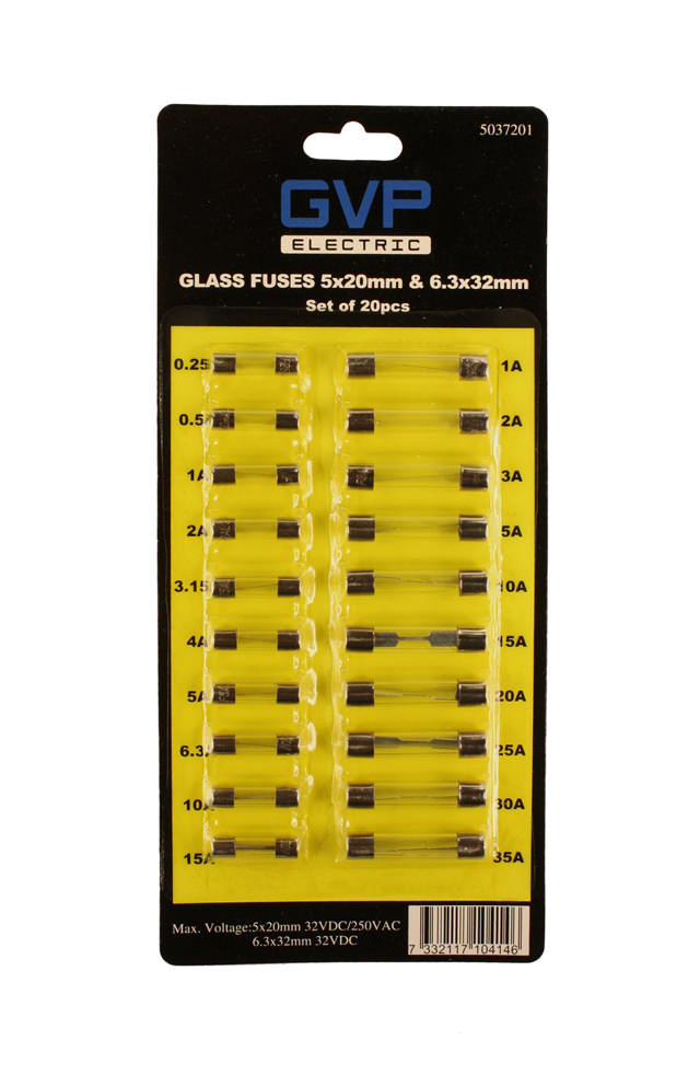 BLISTERKARTA GLASSÄKRINGAR