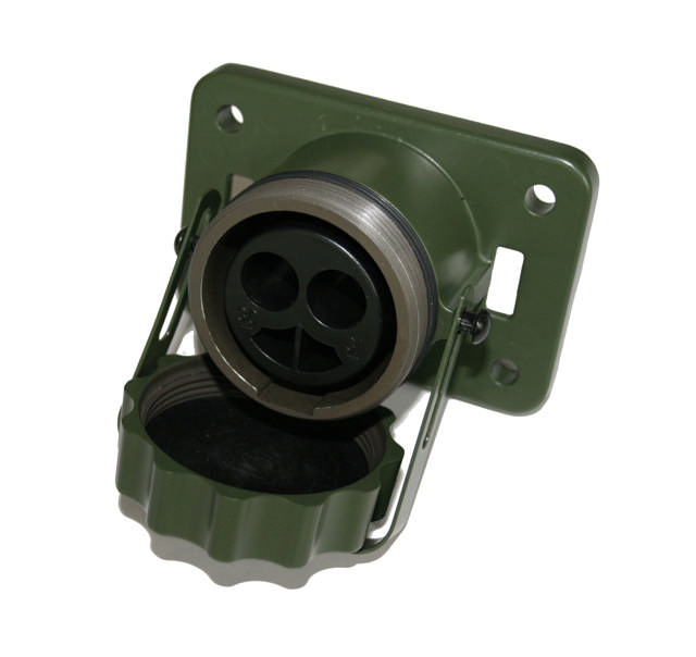 KONTAKTDOSA 2-POL, NATO GRÖN