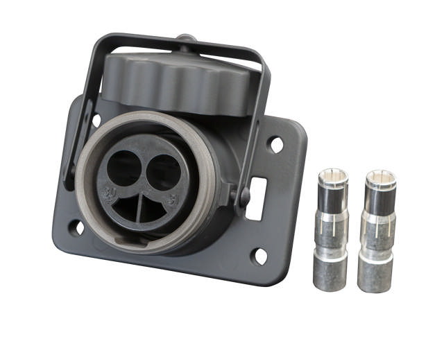 KONTAKTDOSA 2-POL, NATO SVART