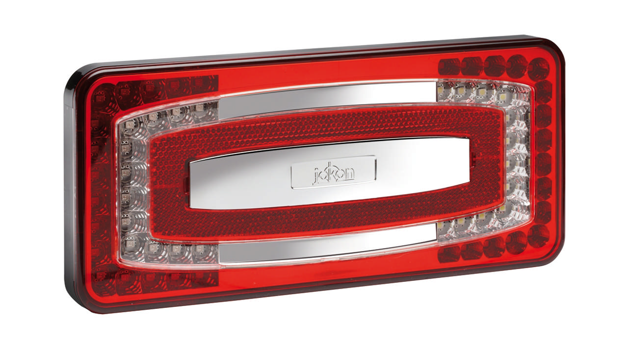 BAKLYKTA LED, 6 FUNKTIONER