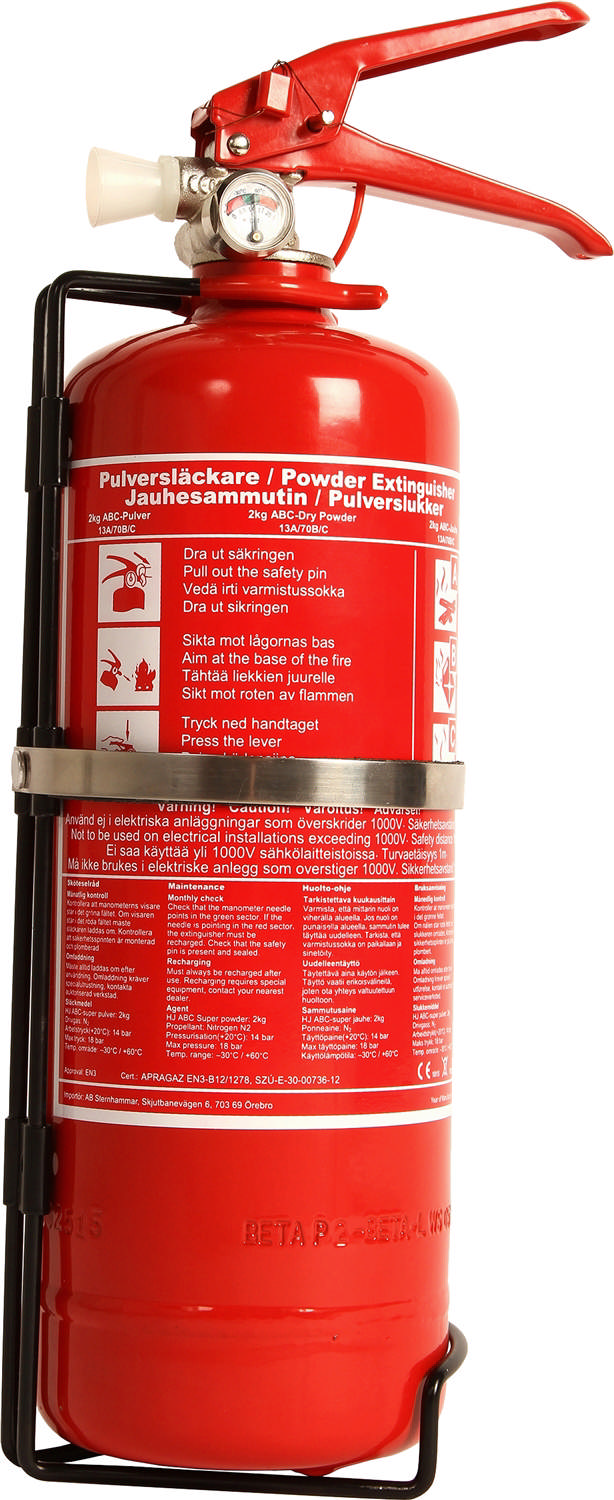 BRANDSLÄCKARE PULVER ABC 2KG