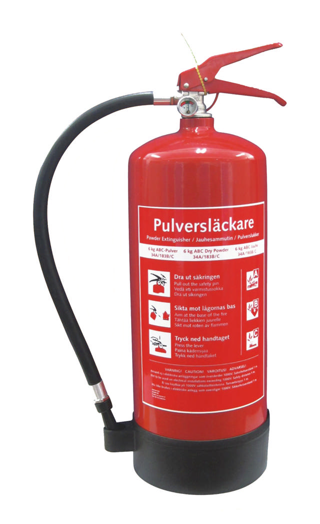 BRANDSLÄCKARE PULVER ABC 6KG