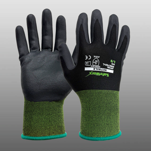 ASSEMBLY GLOVE NITRILE RECYCLED