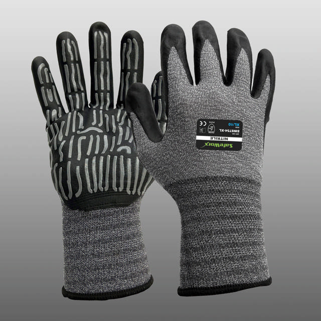 MOUNTING GLOVE NITRILE GRIP