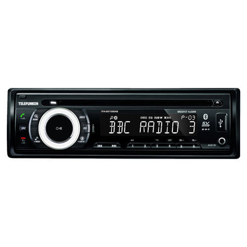 DAB RADIO MED BT, AU X. USB. KORT CHASSI