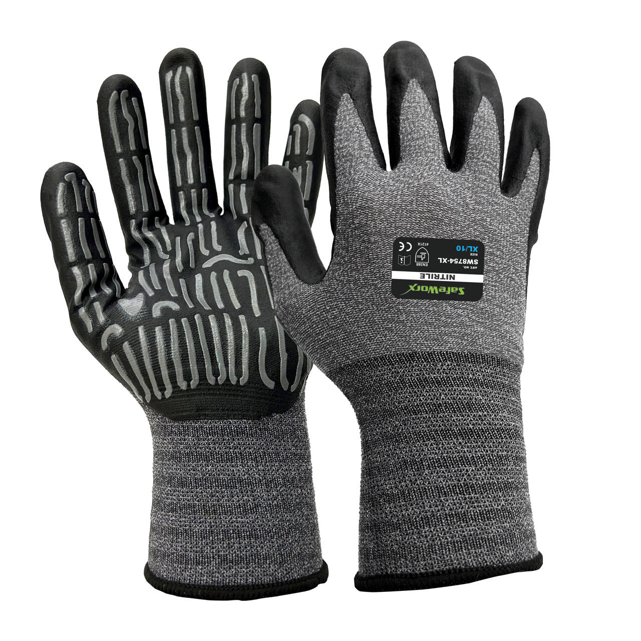 MOUNTING GLOVE NITRILE GRIP